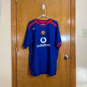 Manchester United Nike Away Soccer Jersey 05/06 Size XL